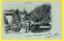cpa 88 - GÉRARDMER (Vosges) KICHOMPRÉ Châlet Étang Carte Bleueté DOS 1900