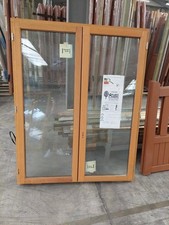 [jamais Utilise]fenêtre Bois 2 Vantaux H155 X L120 Cotes Tableau Second Choix (n