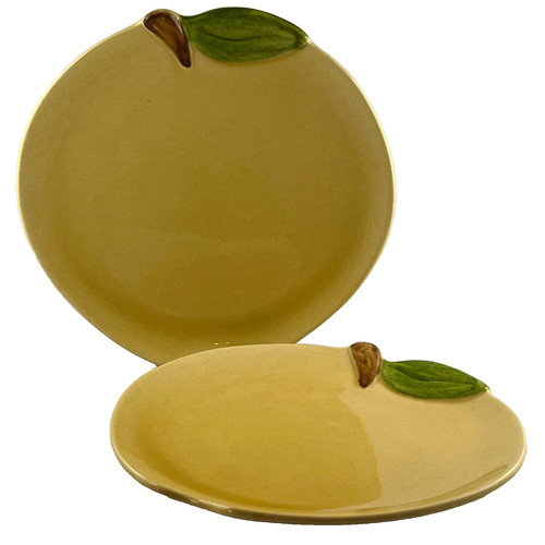 Assiettes vintage pommes - 2,
