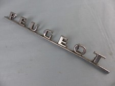 PEUGEOT insigne emblème logo sigle monogramme hayon coffre en aluminium