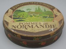 Boîte métal ronde Pommes de