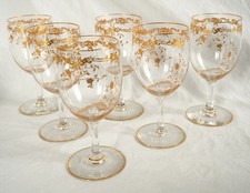 6 verres à eau - cristal de