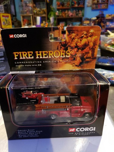 Corgi fire heroes 1966 - fire, gmc