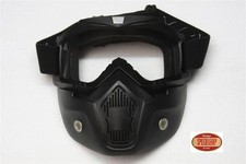 masque clair casque jet moto vintage café racer custom lunette détachable mask