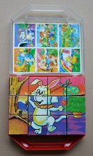 Ancienne Boite de 12 Cubes  → ANIMAUX animés avec modèle papier