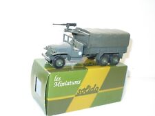 SOLIDO, camion GMC militaire avec tourelle mitrailleuse