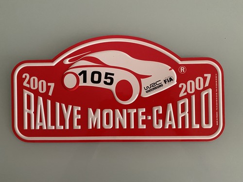 Automobilia plaque rallye - automobilia,
