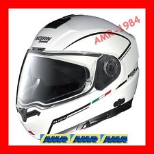 Casque Nolan N104 Storm N-Com Blanc Métallisé Taille " XXL " Couleur 34 ST34XXL