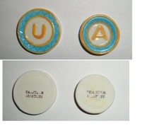 2 Fèves publicitaires Mauduit