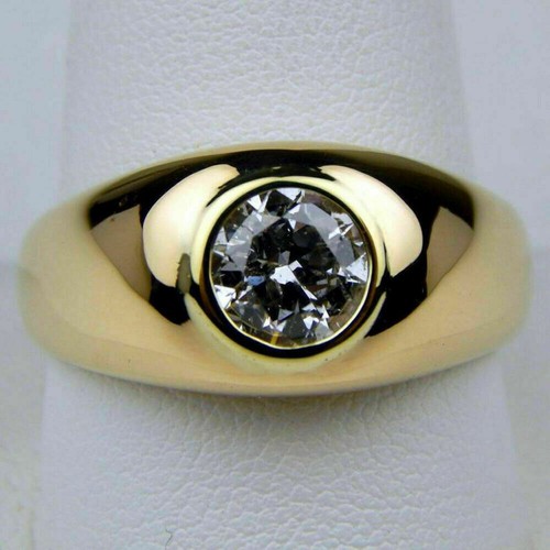 Bague homme solitaire diamant