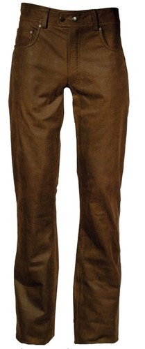 Modeka stemp lederhose brown - lederhose, (brown