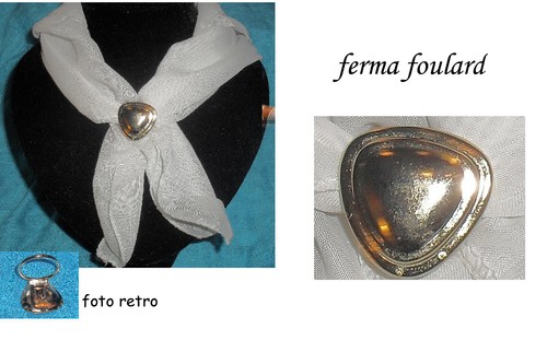Pince foulard boucle - boucle, attache