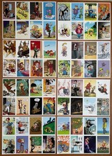 Collection de 360 cartes Quizz (45 planches), suppléments du journal Spirou