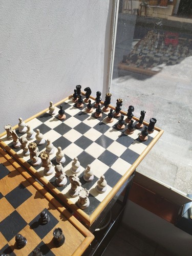 Ancien jeu échecs - ,