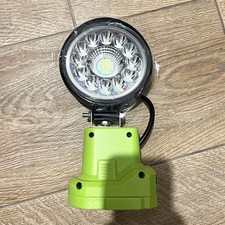 1x Cordless LED Work Light 4" 33LED 5400LM For Ryobi 14.4V 18V Li-Ion Batteries