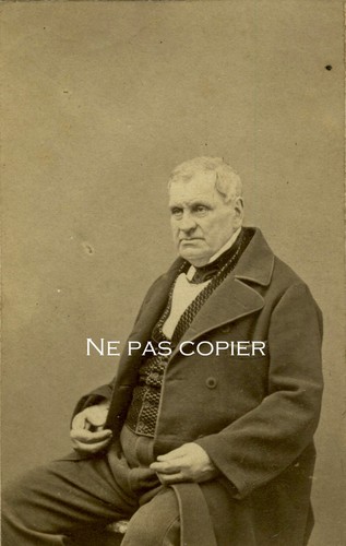 Portrait homme vers - portrait, 1865