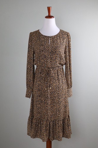 Talbots 158 leopard crepe - leopard,