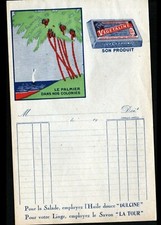 MARSEILLE (13) HUILE "DULCINE" SAVON "LA TOUR" & VEGETALINE