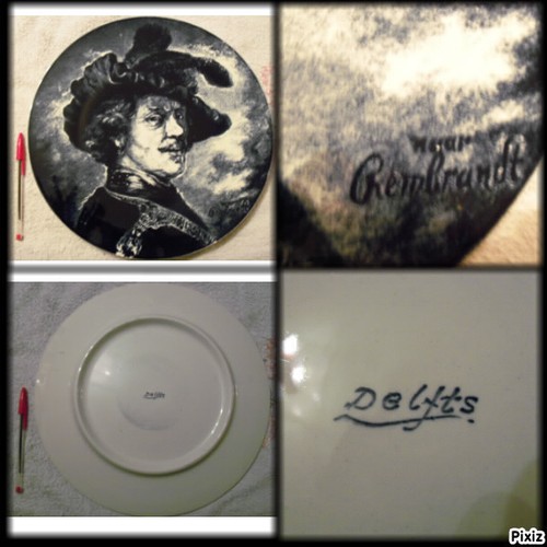 Delfts grande assiette - 34,