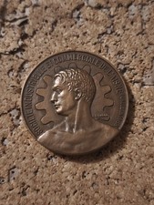 Medal Médaille Société Industrielle De l'Aisne Bronze 1972 Vintage Ancienne Rare