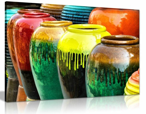 Poterie céramique colorée