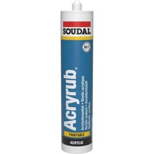 Peinture Acrylique Blanc Étanche Mastic Scellage pour Constructions Sceau 310ml