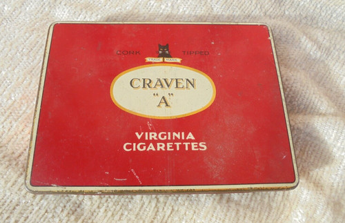 Boite métal cigarettes craven - boite,