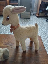 ancienne peluche faon style Bambi/ cadeau chien année 55