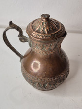 ancien petit pichet en cuivre 18 eme Poinçonnée 