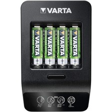 [57684101441] Varta Chargeur LCD Smart Charger+ avec 4 Accus 2100 mAh AA