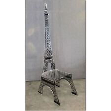 BERNARD JC/ Chaise "ACRILA - Tour Eiffel" en  PLEXIGLASS Sérigraphié/ Signée
