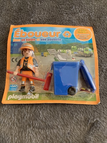 Rare personnage éboueur - rare,