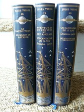Jules Verne aux éditions Jean de Bonnot / lot de 3 tomes : n° 18 - 19 - 20
