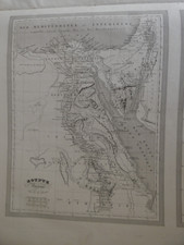 Carte issue atlas geographie