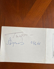Astronomie Astronautes Manuscrit Autographe Spaces andrei Tupolev Youri GAGARIN