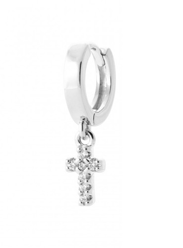 Boucle oreille croix - (1)boucle, d'oreille