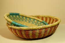 Panier tissé africain panier