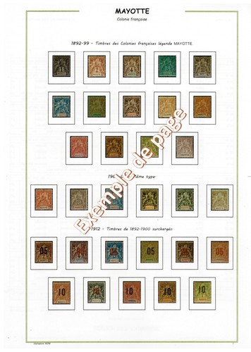 Album timbres imprimer - à,