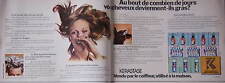 PUBLICITÉ 1975 ADVERTISING SHAMPOOING KERASTASE VENDU PAR LE COIFFEUR