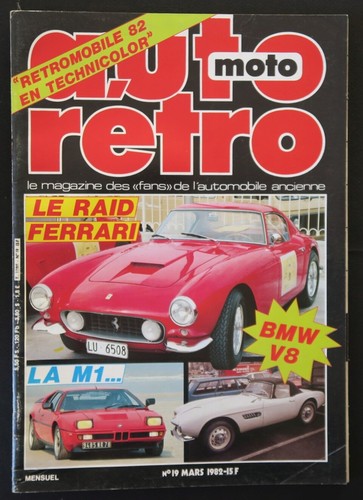 Revue auto retro 1982 - revue,