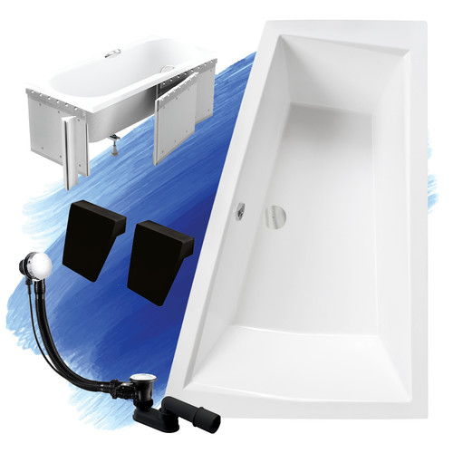 Baignoire bain angle 180x125 - bain, d'angle