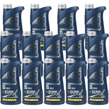 14X1 Litres Original MANNOL Huile De Compresseur ISO 100