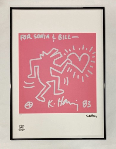 Lithographie keith haring - lithographie, 50