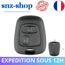 Coque clé boitier télécommande Citroën Peugeot  106 107 206 207 306 307 406 407