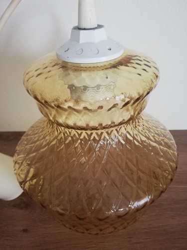 Vintage glass pendant - glass,