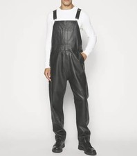 Salopette en cuir de mouton