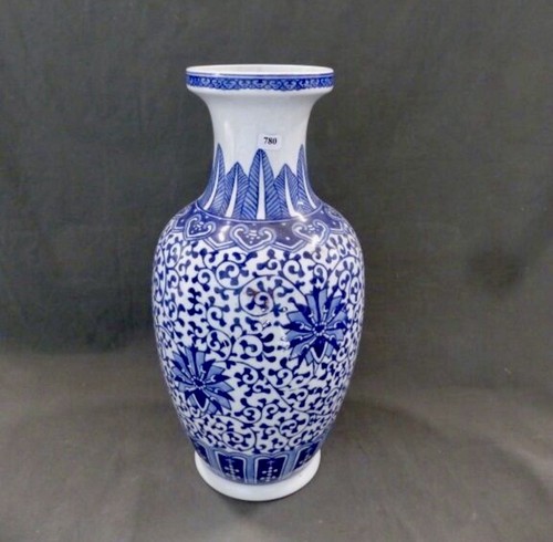 Vase balustre chine porcelaine - vase,