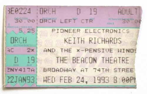 Billet concert ticket keith - billet,