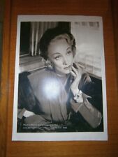 Affiche publicitaire 1950: Marlène Dietrich collection Christian Dior , Ht 45cm