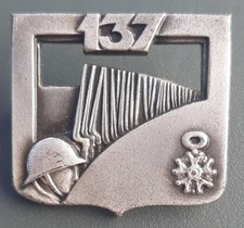 Insigne 137° RI Régiment